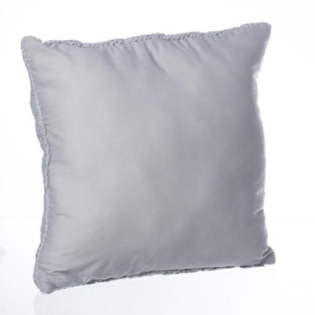 ATMOSPHERA Coussin Déco  Maille  40x40cm Gris