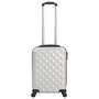 Voir la diapositive 2 : VIDAXL Valise rigide Argenté brillant ABS
