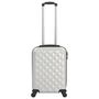 Voir la diapositive 2 : VIDAXL Valise rigide Argenté brillant ABS
