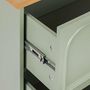 Voir la diapositive 5 : ATMOSPHERA Commode 3 tiroirs en bois MOHEA - Vert céladon