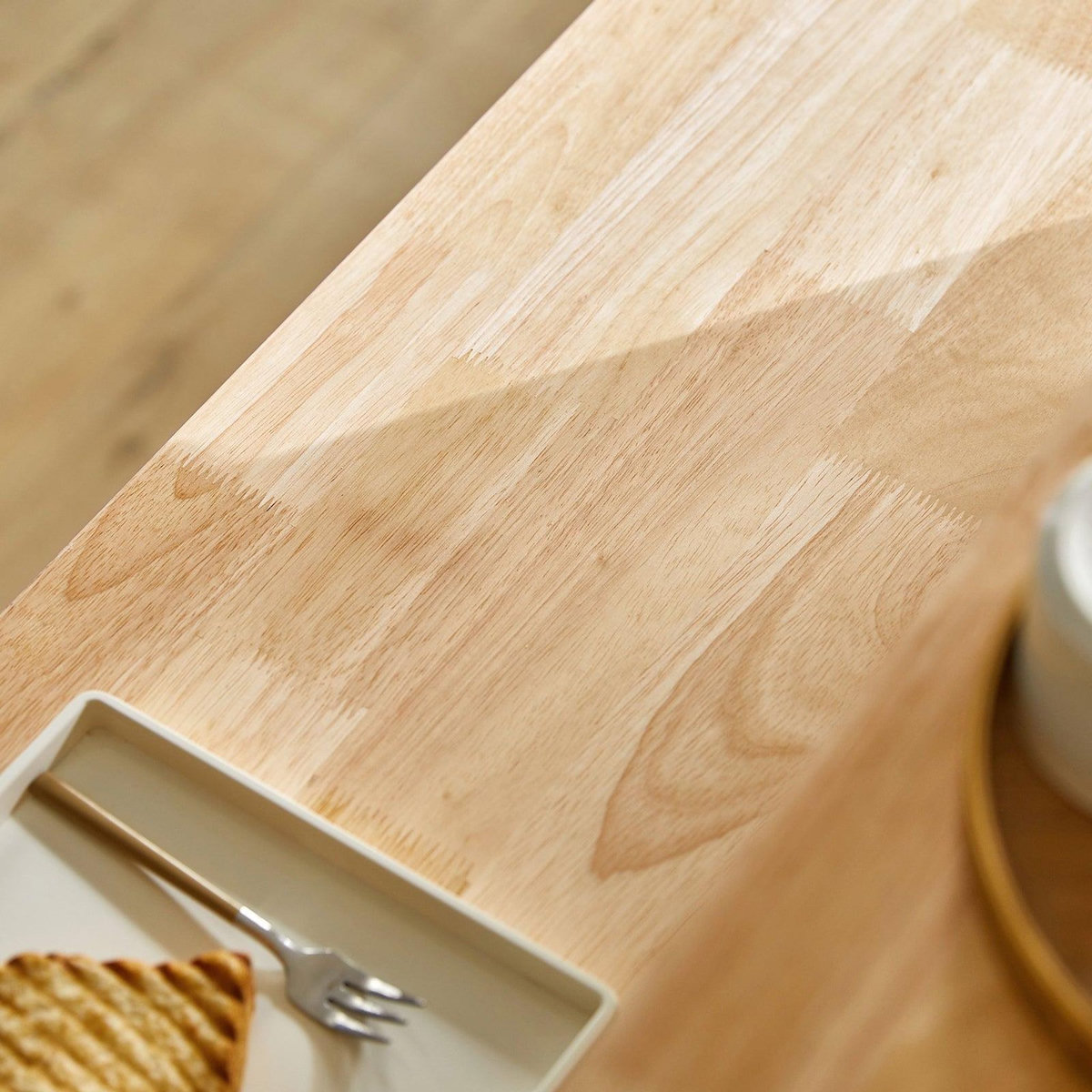 SOBUY Îlot de Cuisine avec Plans Rabattables Gris 110x68x97cm FSB36-HG