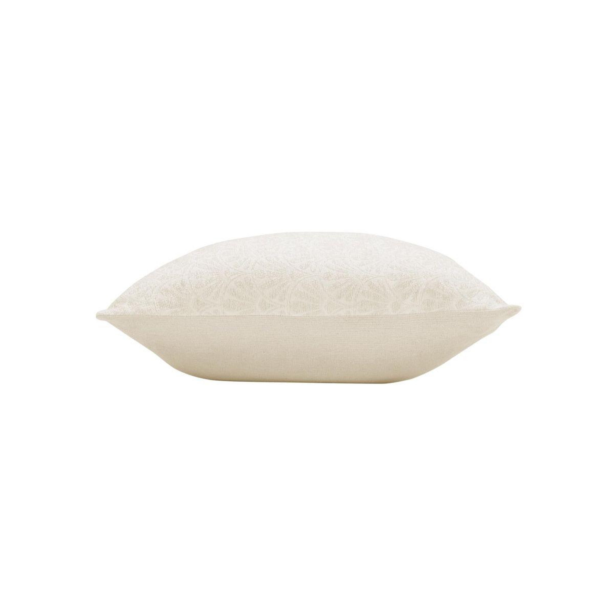 Voir la diapositive 2 : Douceur d'Intérieur Housse de coussin jacquard  echo  40x40cm naturel