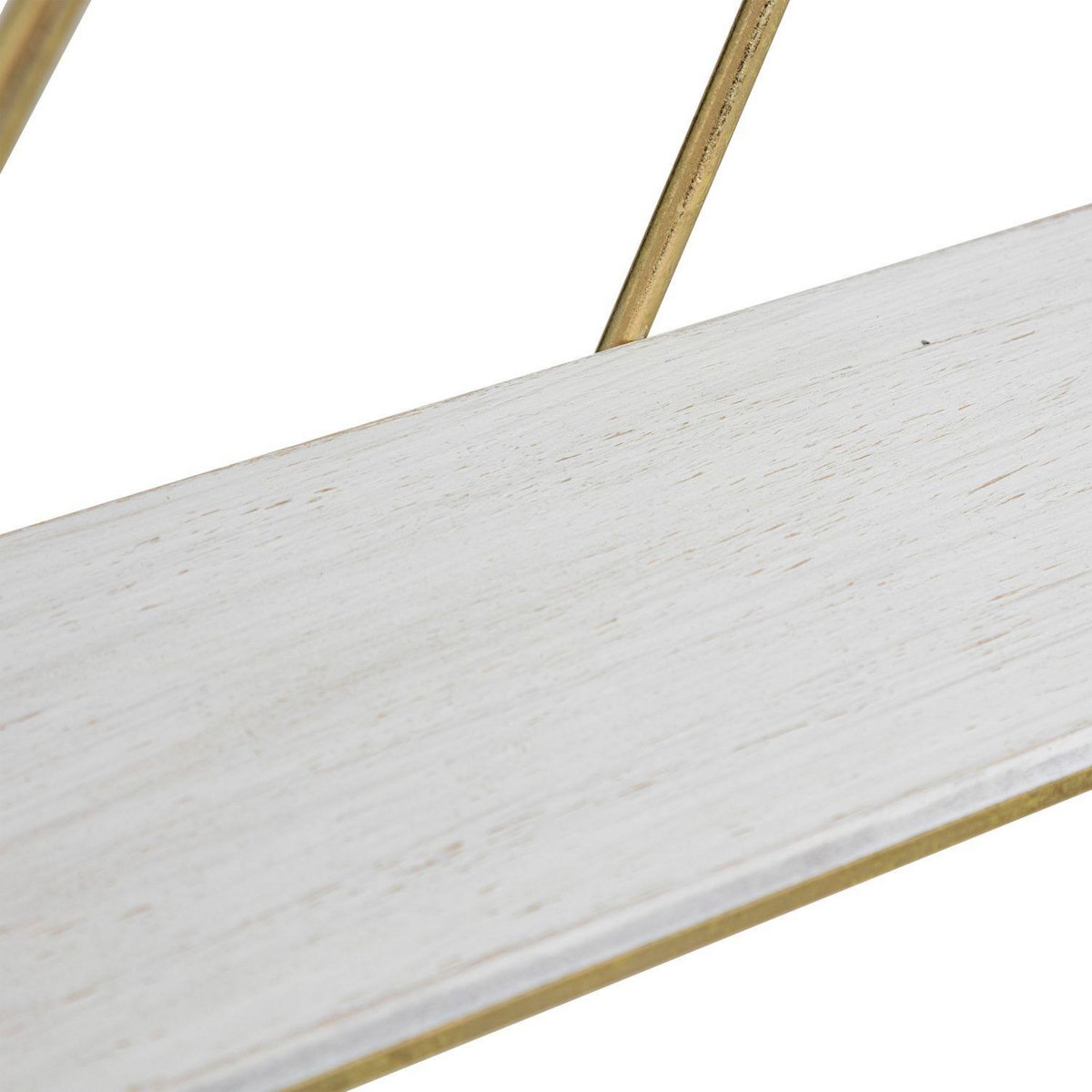 ATMOSPHERA Etagère murale en bois et métal MADDY - Doré