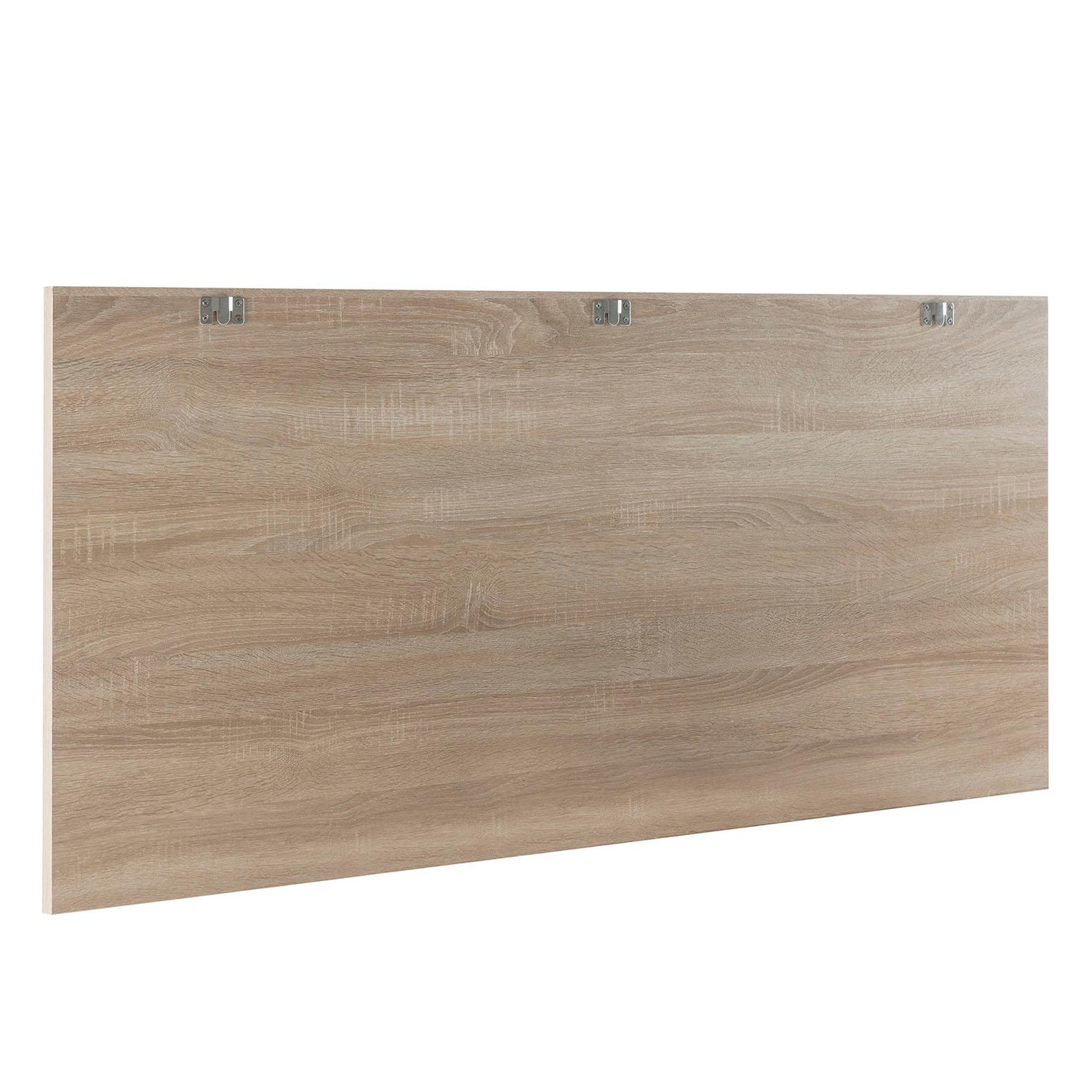 Voir la diapositive 4 : VS VENTA-STOCK Tête de lit Musa 145x65 cm couleur chêne, rotin naturel