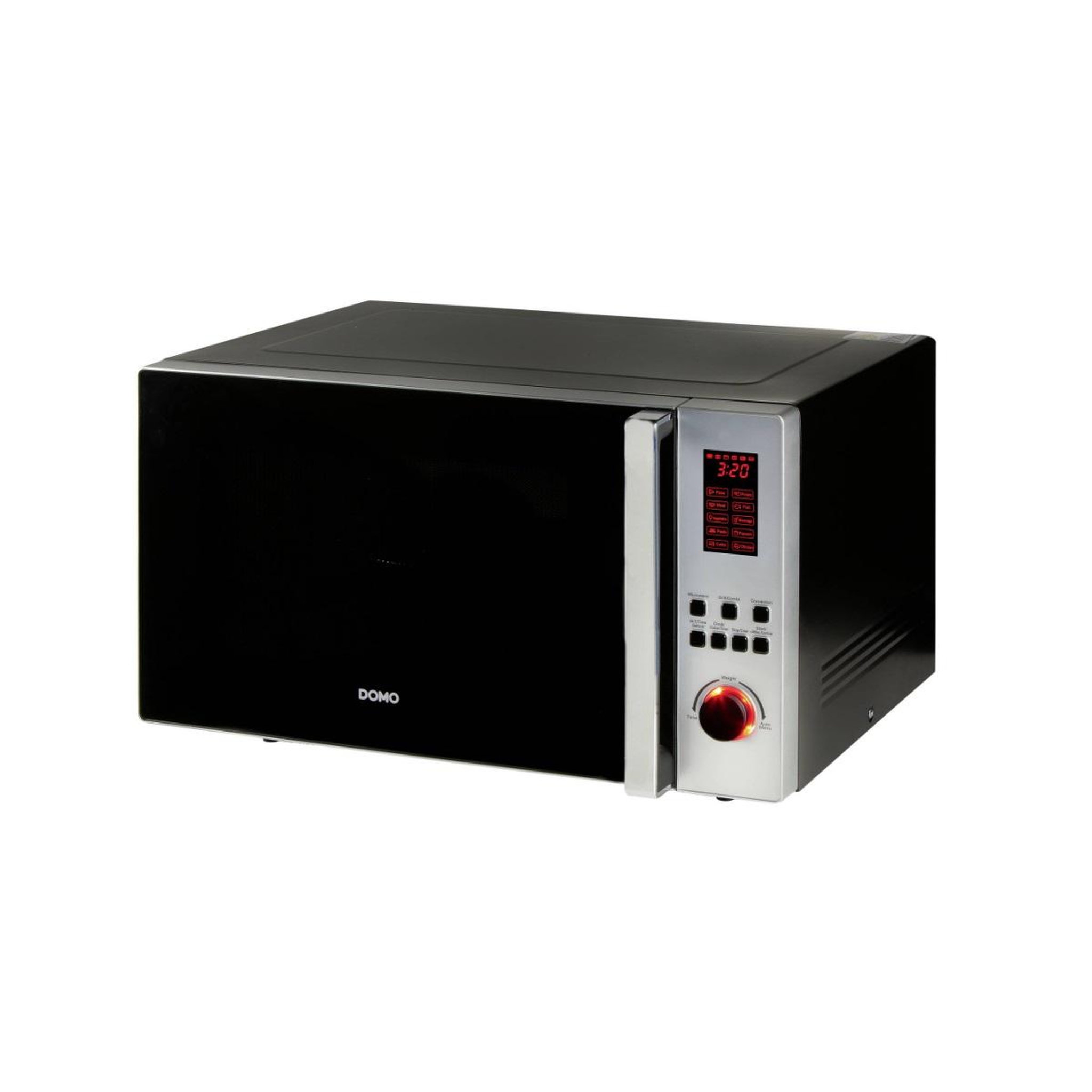 Voir la diapositive 1 : Domo Micro-ondes gril 42l 1000w noir - DO24201C