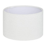 ATMOSPHERA Abat-Jour en Tissu Bouclette  Beline  30cm Blanc