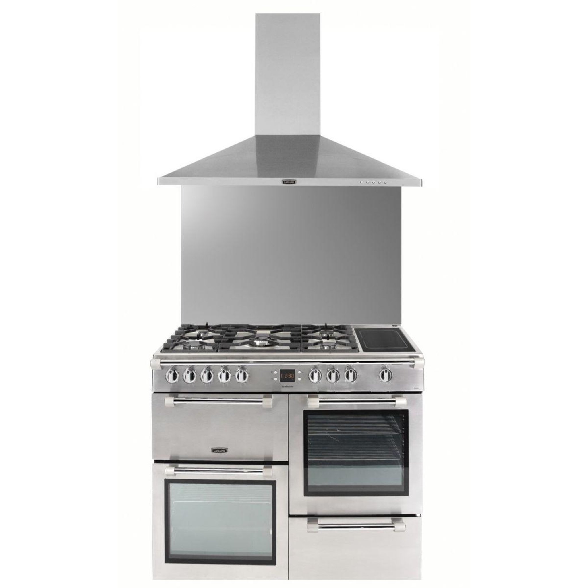 Voir la diapositive 3 : Leisure Piano de cuisson mixte ck100f324x cookmaster