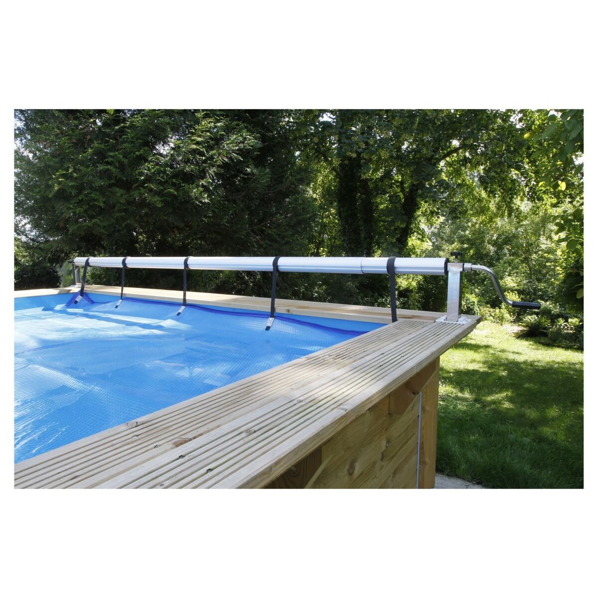 UBBINK Enrouleur bâche à bulles - Jusqu'à 5,50m - PREMIUM