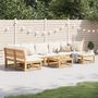 Voir la diapositive 1 : VIDAXL Salon de jardin avec coussins 8 pcs bois massif d'acacia