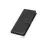 amahousse Housse Sony Xperia 10 Plus folio noir grainé avec languette aimantée