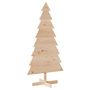 Voir la diapositive 2 : VIDAXL Arbre de Noël en bois pour decoration 150 cm bois massif de pin