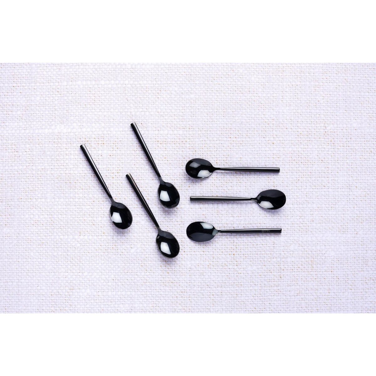 BJORN Coffret 6 petites cuillères NILS - Black