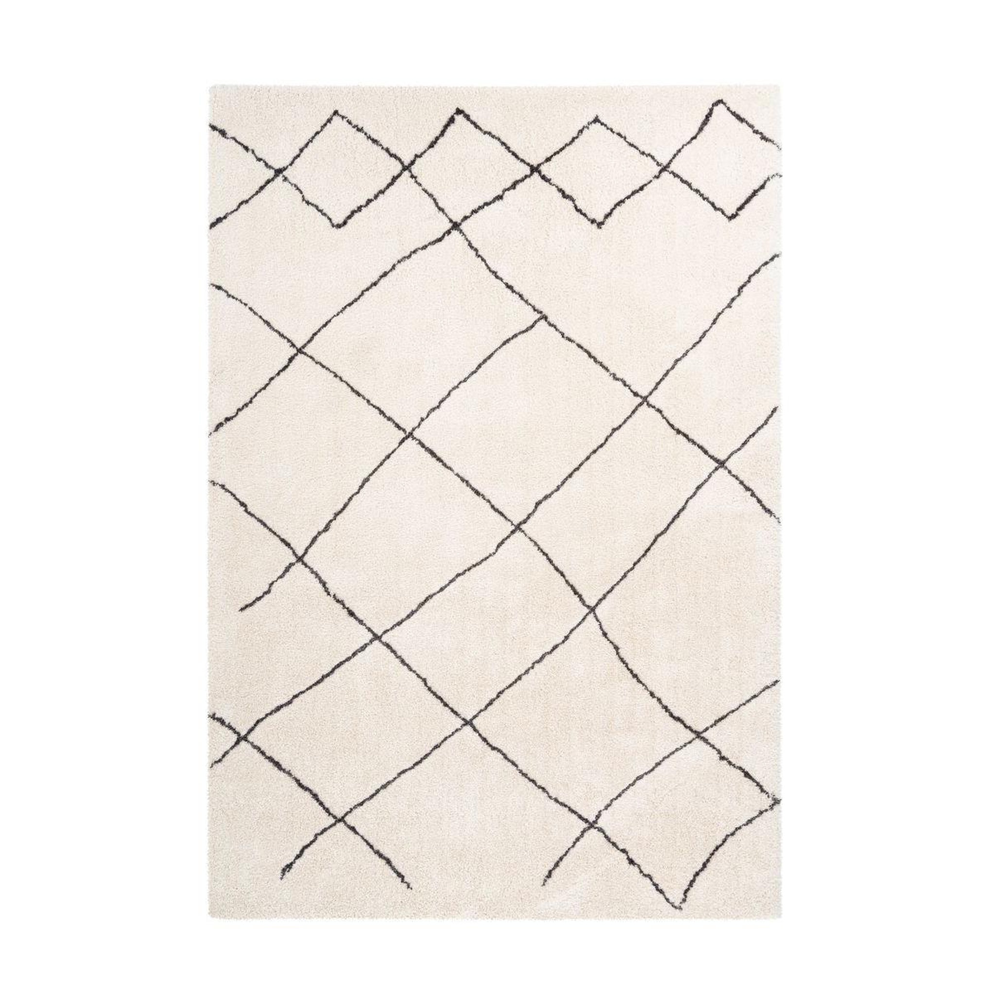 Voir la diapositive 1 : Paris Prix Tapis géométrique  orlando  ivoire
