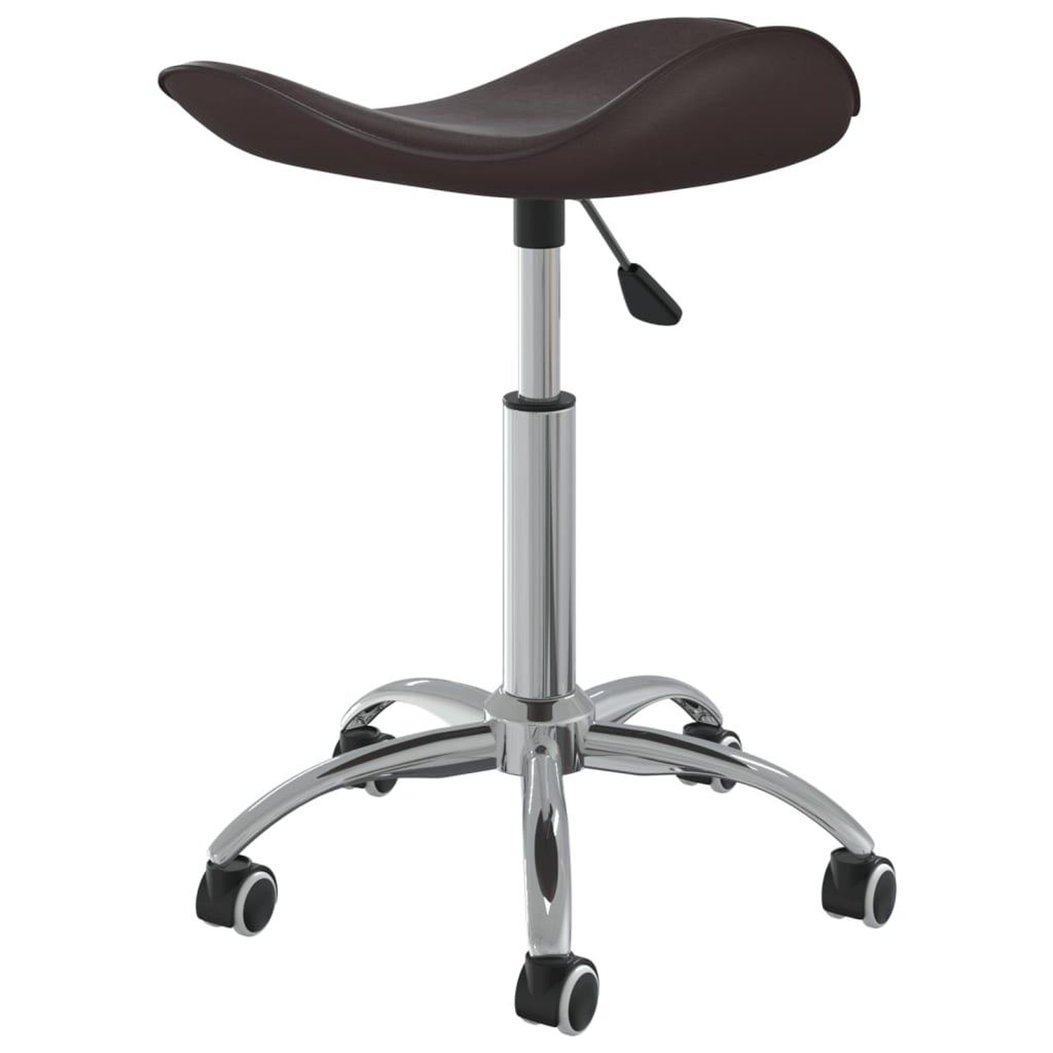Voir la diapositive 4 : VIDAXL Chaise pivotante de salle a manger Marron Similicuir