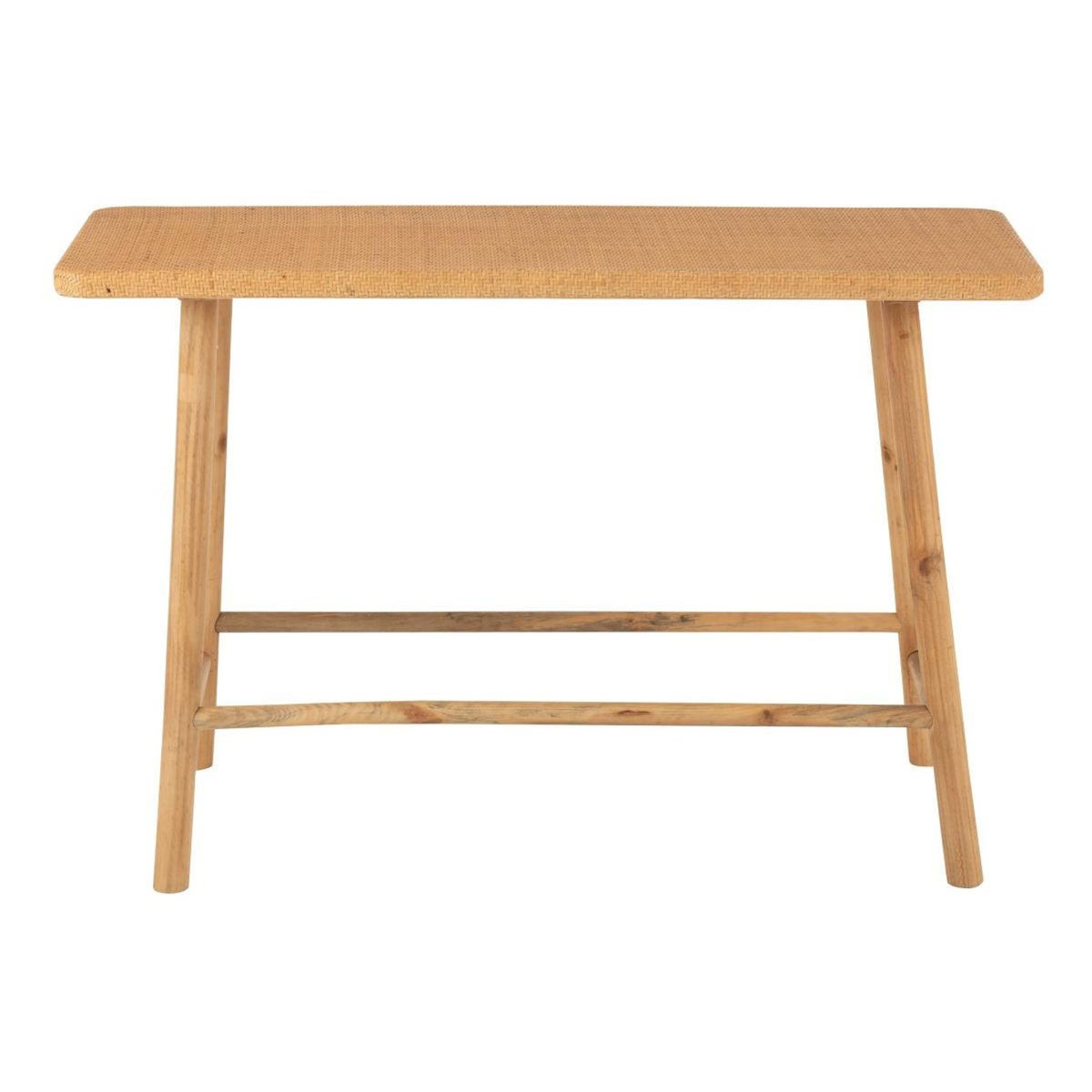 Paris Prix Console Cannage en Rotin  Malinda  120cm Naturel