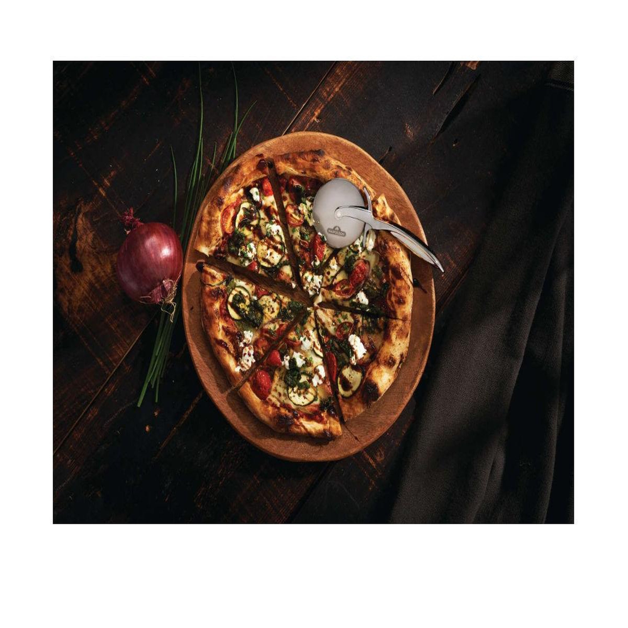 Voir la diapositive 3 : NAPOLEON Roulette à pizza - Napoleon