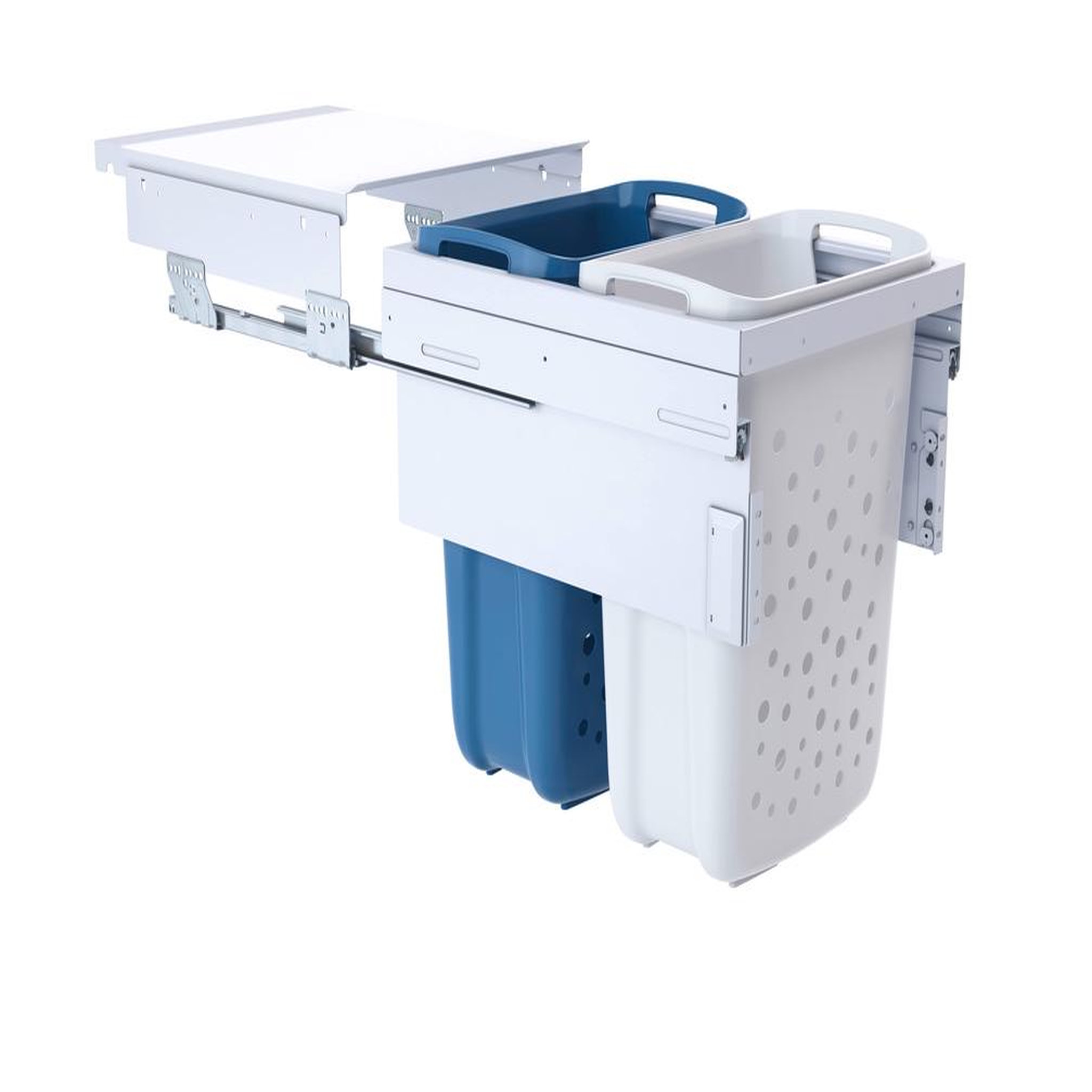 HAILO Double panier à linge encastrable 66l hailo laundry carrier 500