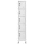 Voir la diapositive 2 : VIDAXL Armoire a casiers Blanc 38x40x180 cm Acier
