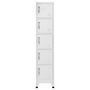 Voir la diapositive 2 : VIDAXL Armoire a casiers Blanc 38x40x180 cm Acier