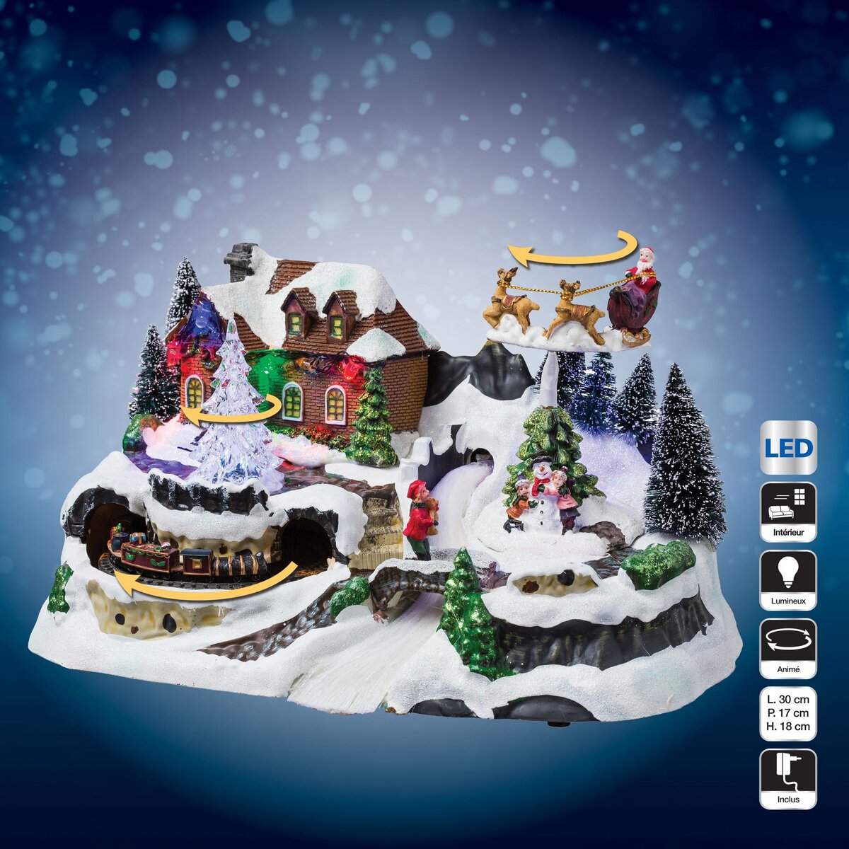 FEERIC LIGHT & CHRISTMAS Village de Noël lumineux