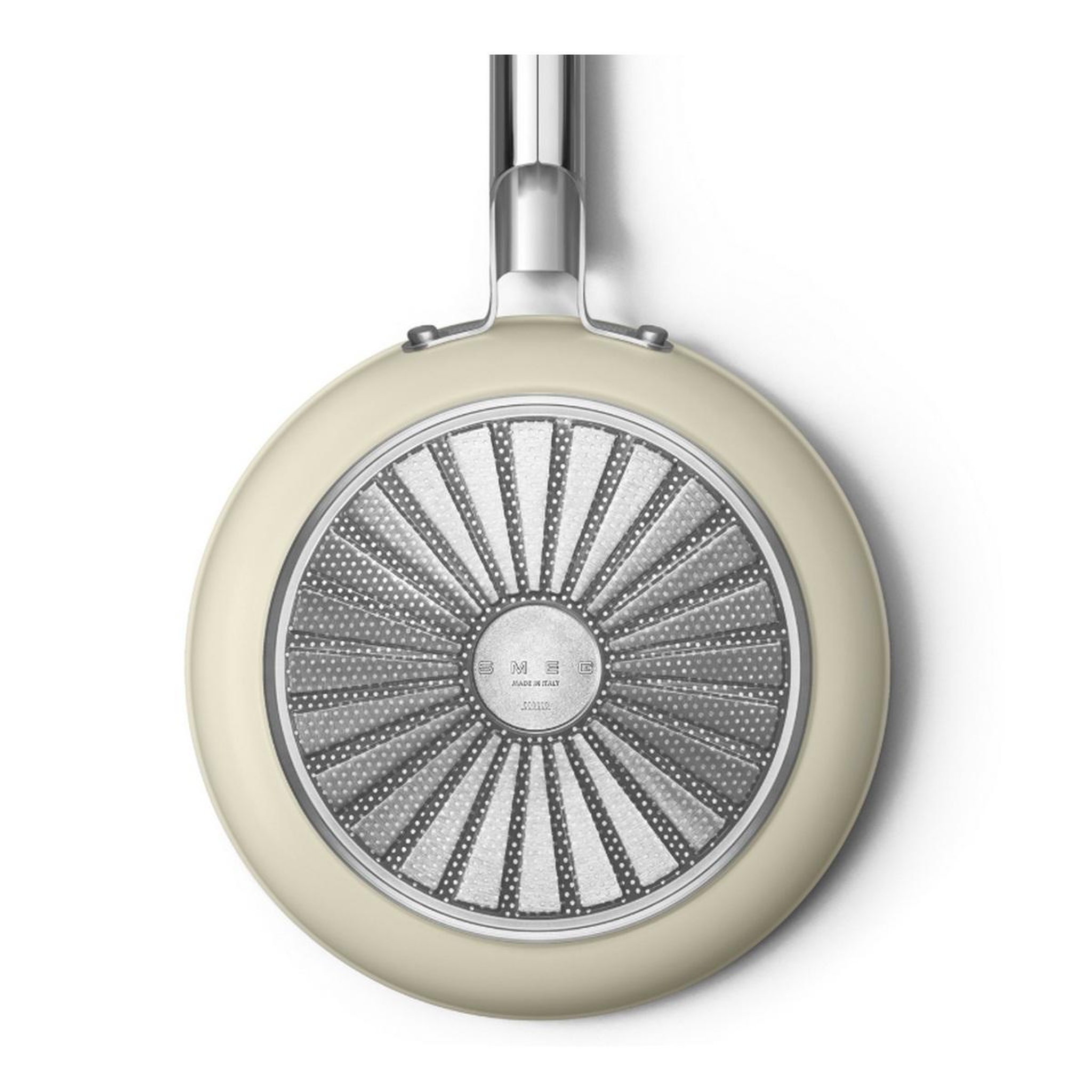 Voir la diapositive 4 : SMEG Poêle 24 cm crème mat - FPF2402CRM