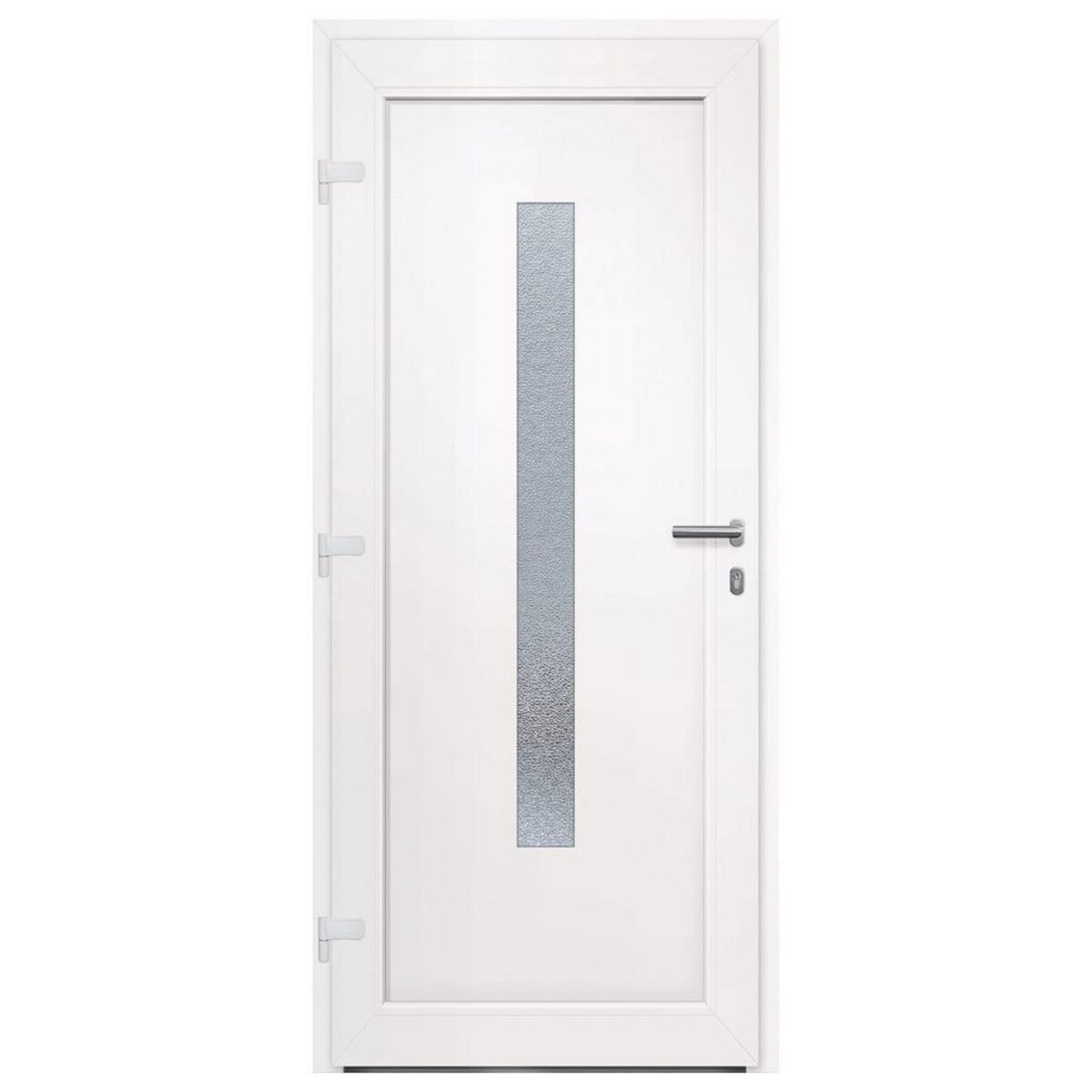 VIDAXL Porte d'entree Blanc 88x200 cm PVC