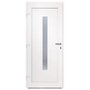 Voir la diapositive 4 : VIDAXL Porte d'entree Blanc 88x200 cm PVC