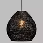 ATMOSPHERA Lampe Suspension Design  Mona  35cm Noir