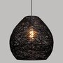  Lampe Suspension Design  Mona  35cm Noir