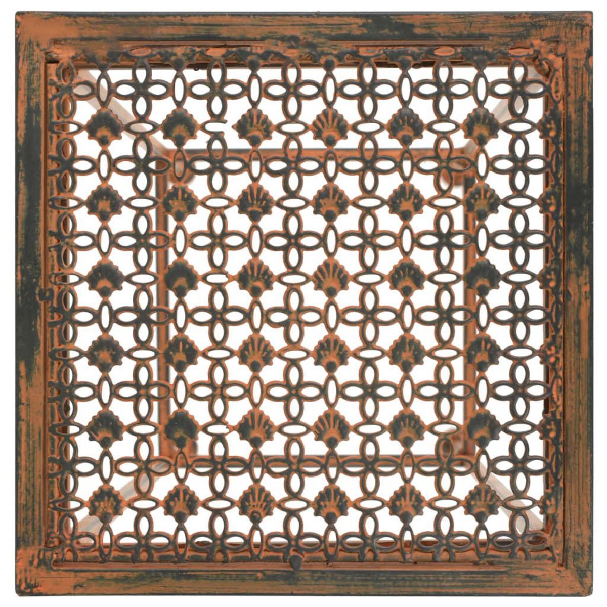 VIDAXL Set de supports de plantes 3 pcs Style vintage Metal rouille