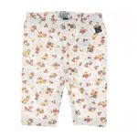 ELLE EST OU LA MER Legging  à fleurs Bébé EOM Basmi. Coloris disponibles : Blanc
