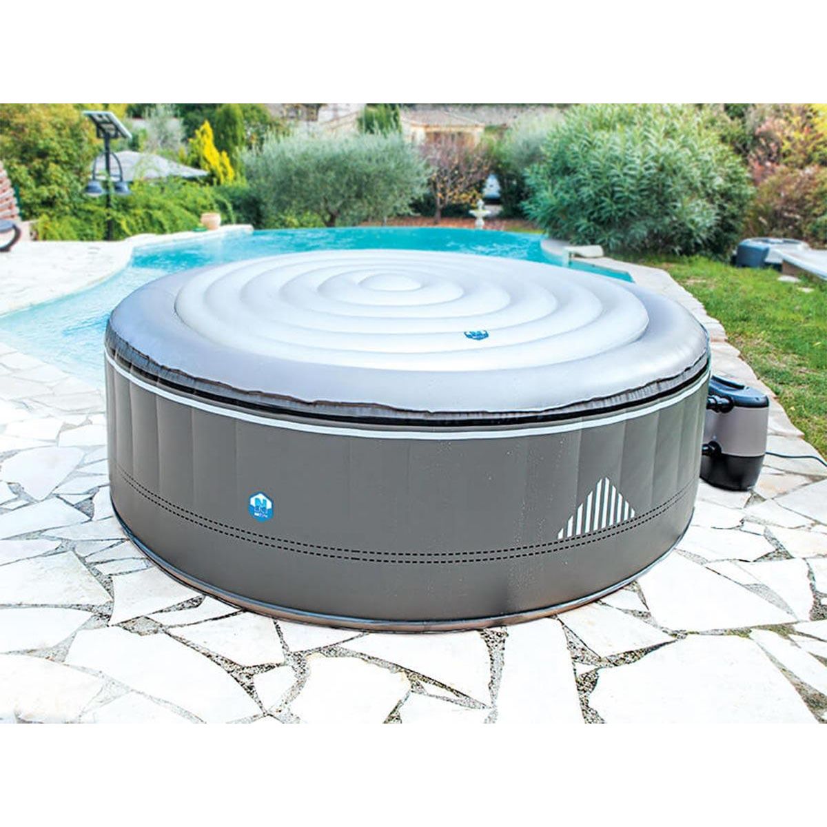 Netspa Couvercle gonflable pour spa gonflable rond 4 places Ø 140 cm - Netspa