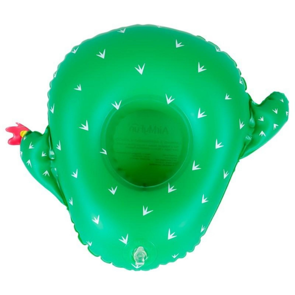 AIRMYFUN Porte Boisson Gonfable pour Piscine ou Plage, Flotteur, Accessoire d'Eau - Cactus 28x23cm