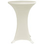 Voir la diapositive 4 : VIDAXL Housses elastiques de table Ø 80 cm Creme 4 pcs