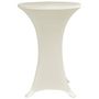 Voir la diapositive 4 : VIDAXL Housses elastiques de table Ø 80 cm Creme 4 pcs