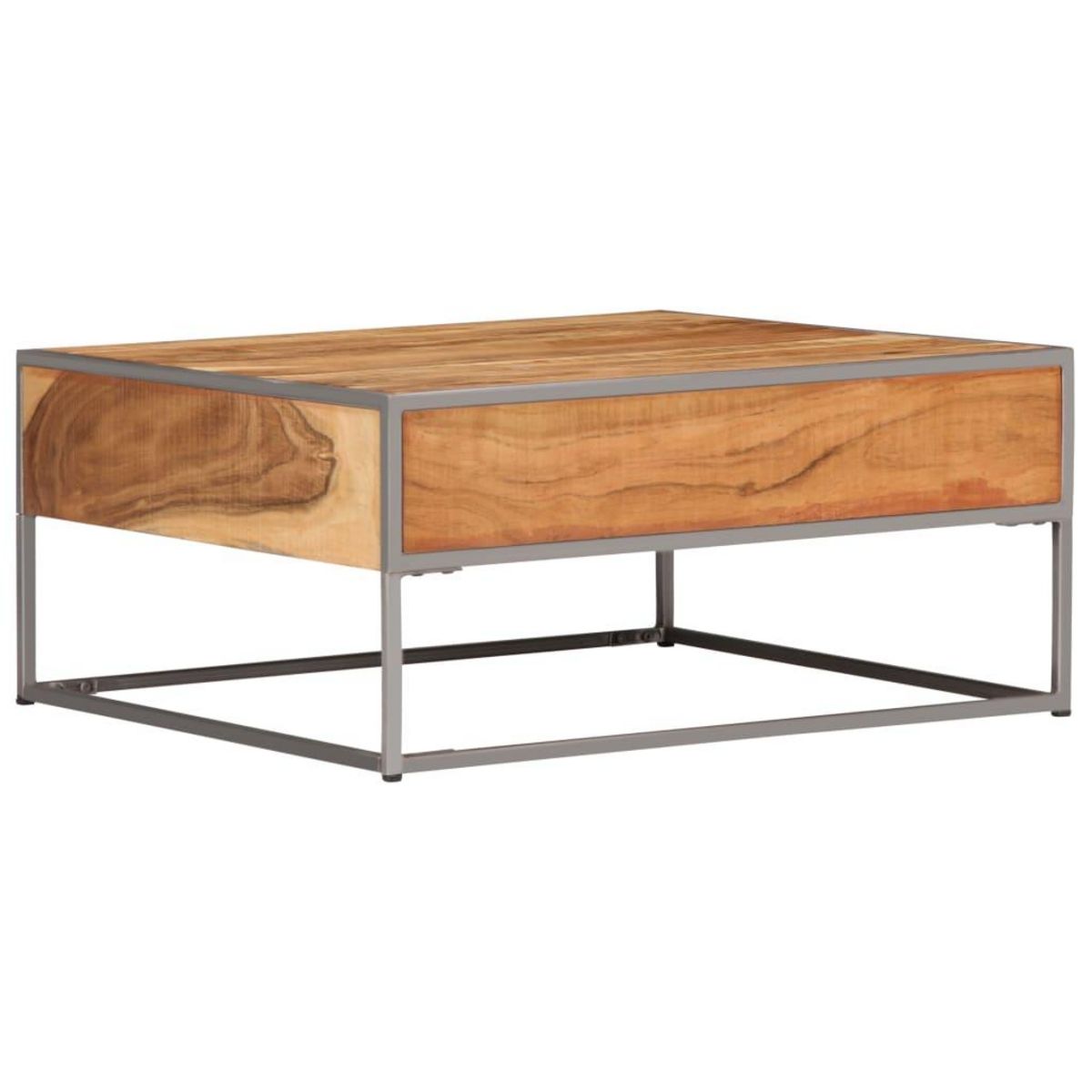 VIDAXL Table basse 75x75x35 cm Bois solide d'acacia