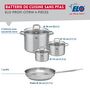 Voir la diapositive 2 : ELO Ensemble de 1 Poêle de cuisson 24 cm et 3 faitouts 14, 16 et 26 cm Elo Profi Citrin