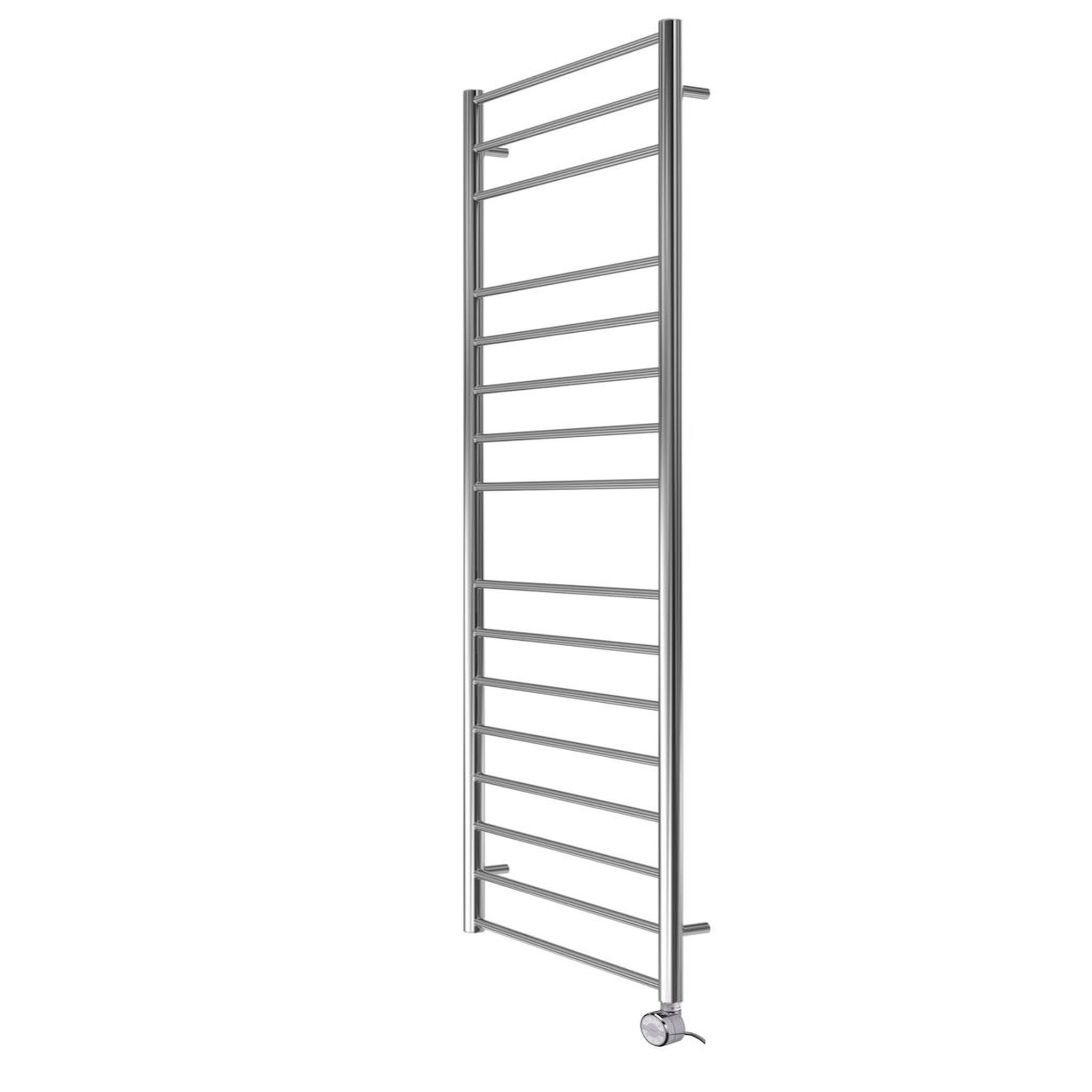 RADOX Sèche-serviettes électrique mural – SUNIT chrome – 1743 x 600 mm – 16 tubes – 400 W