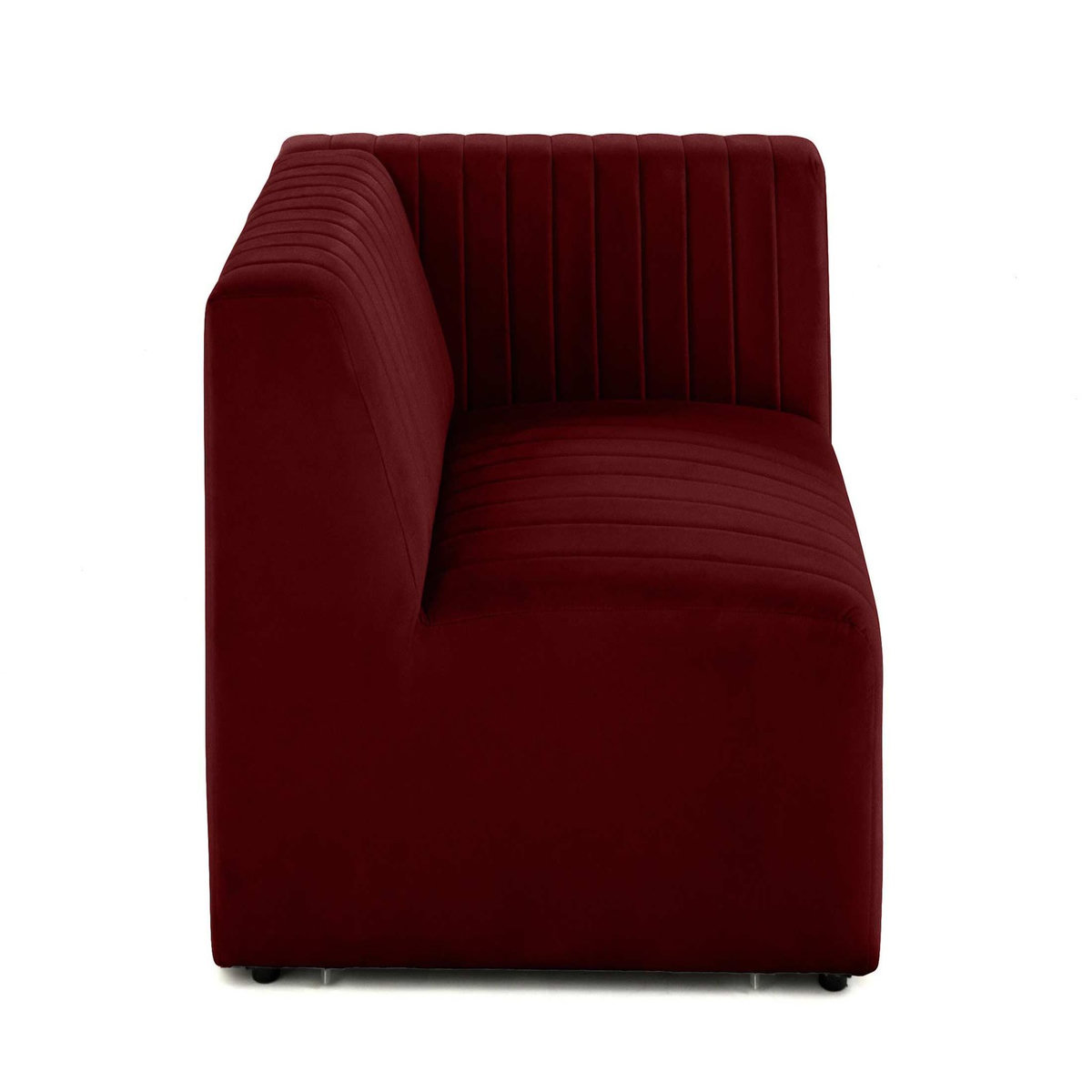 LISA DESIGN Nova - module d'assise droit - en velours