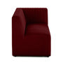 Voir la diapositive 1 : LISA DESIGN Nova - module d'assise droit - en velours