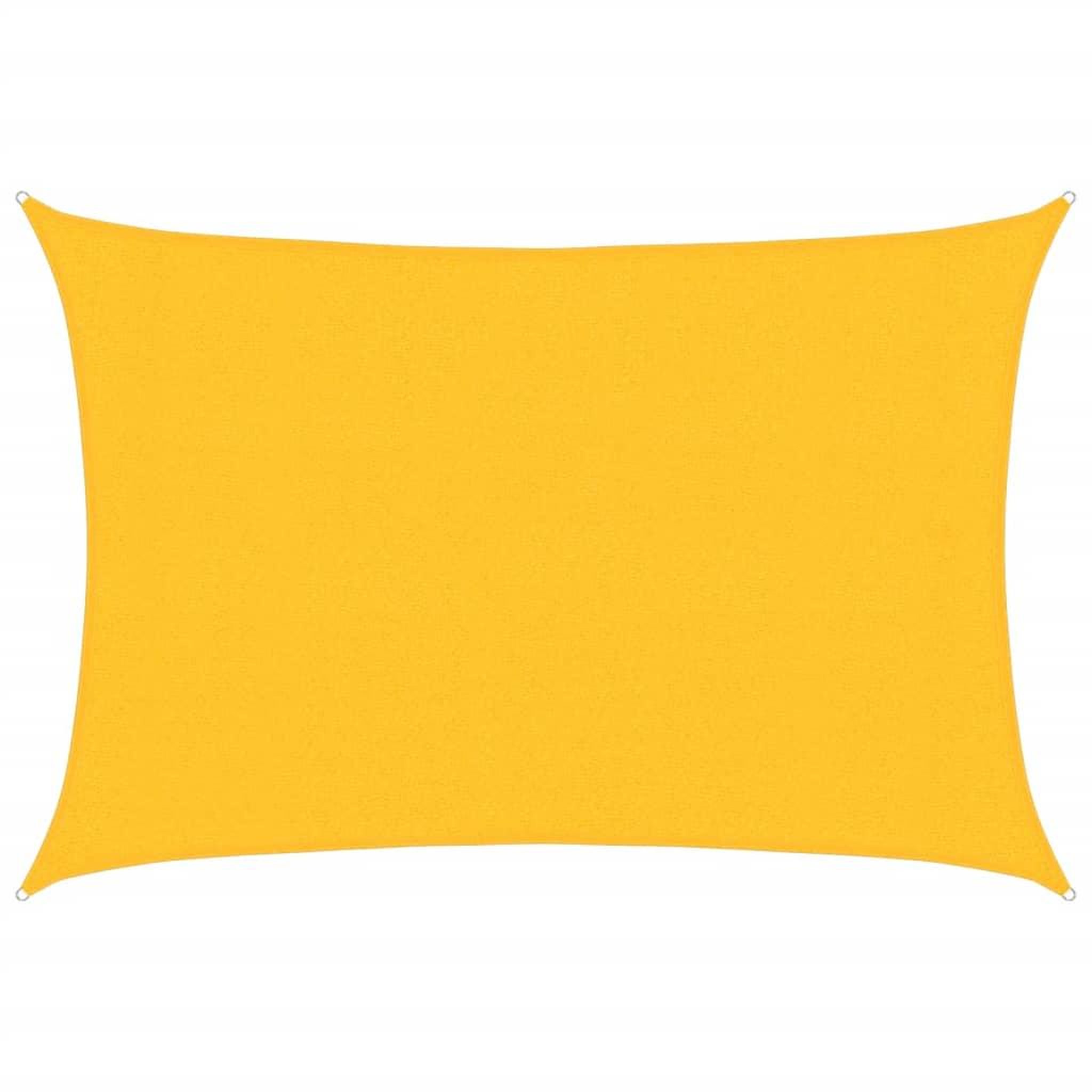 Voir la diapositive 2 : VIDAXL Voile d'ombrage 160 g/m^2 Jaune 3x4 m PEHD