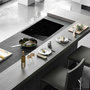 Voir la diapositive 3 : SMEG Table de cuisson induction 60cm 3 feux 7200w noir - si5632d