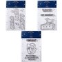  11 Tampons transparents Le Petit Prince Etoiles + Mouton + Fleur