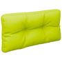 Voir la diapositive 4 : VIDAXL Coussins de palette lot de 2 vert vif tissu