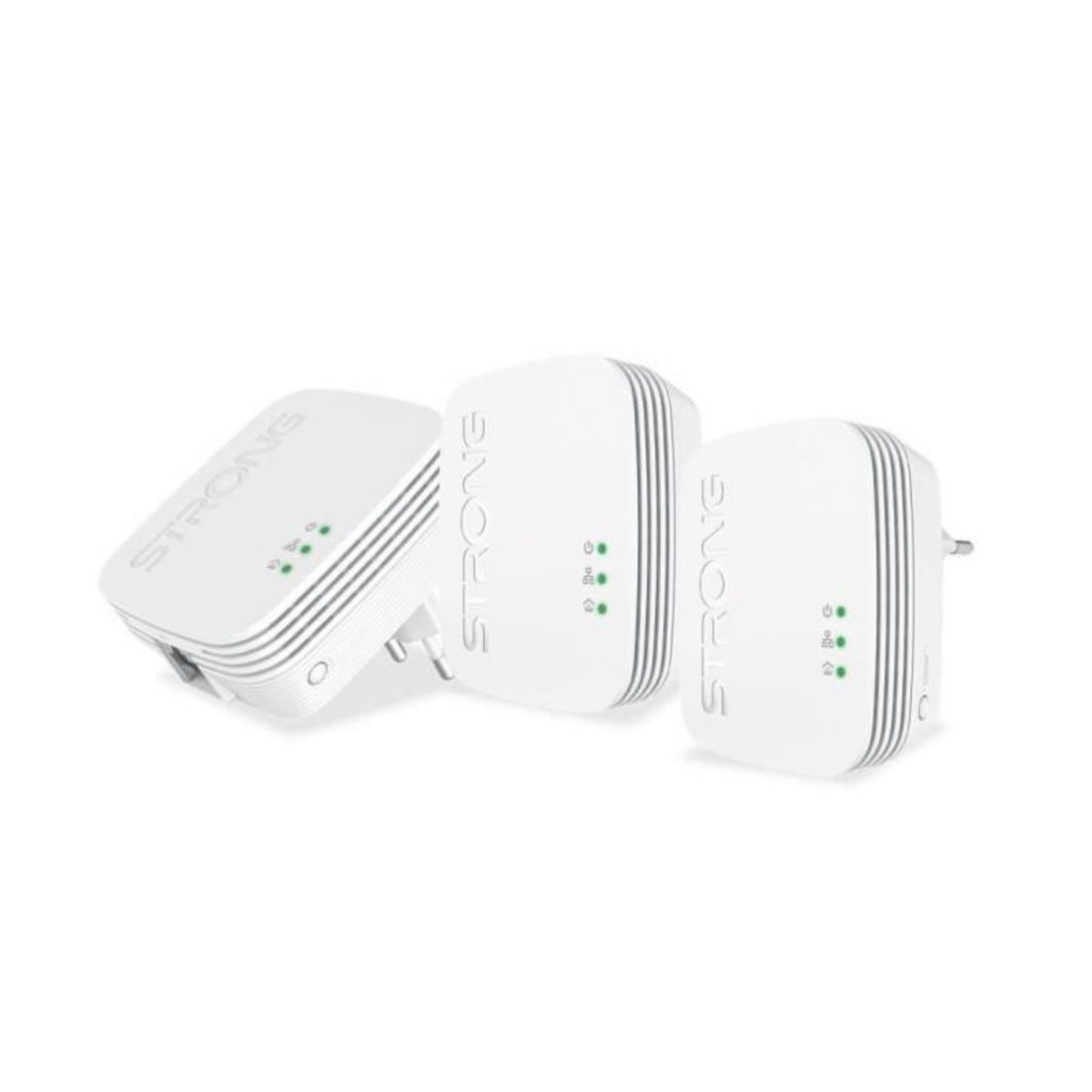 Strong Kit CPL - STRONG - Powerline Wi-Fi 600 Duo - Module Wi-Fi, Point d'Acces 300 MB
