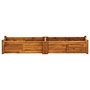 Voir la diapositive 2 : VIDAXL Lit sureleve de jardin Bois d'acacia 150x30x25 cm