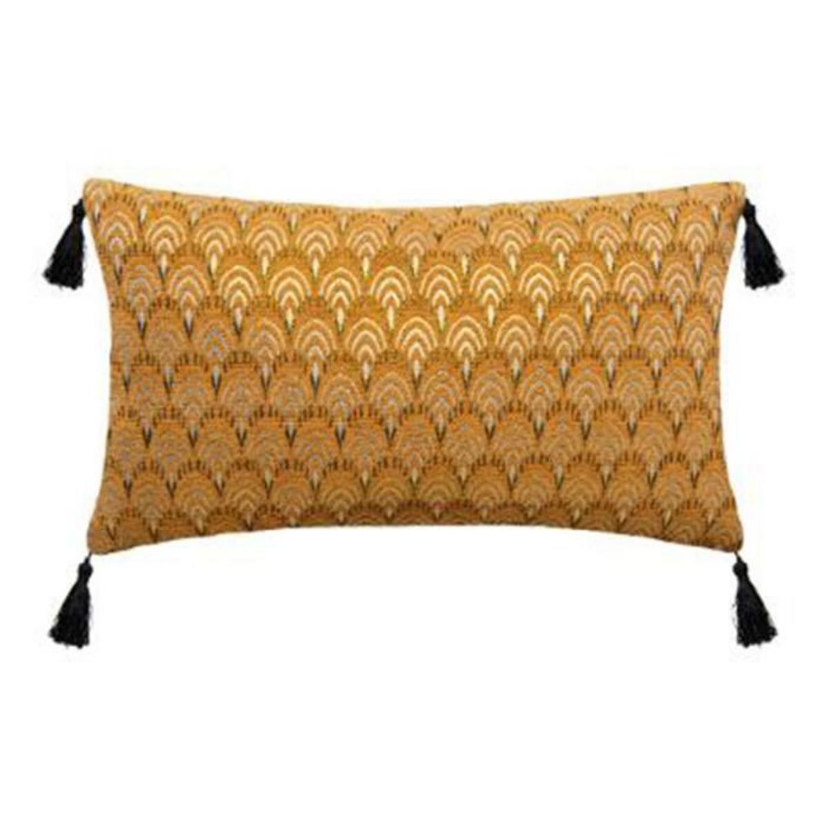ATMOSPHERA Coussin Déco  Lurex Art  30x50cm Ocre