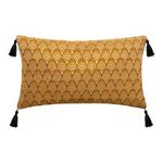 ATMOSPHERA Coussin Déco  Lurex Art  30x50cm Ocre