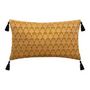Voir la diapositive 1 : ATMOSPHERA Coussin Déco  Lurex Art  30x50cm Ocre