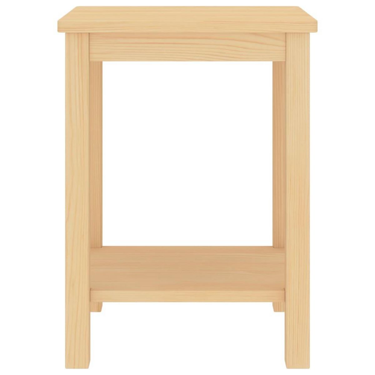 VIDAXL Table de chevet naturel 35x30x47 cm bois de pin massif
